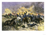 King Charles XII Leading the Swedish Army to Victory over the Russians at Narva, c.1700 Giclee Print