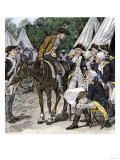 General Washington is Brought the News That the British Had Crossed the Brandywine, c.1777 Lámina giclée General Washington is Brought the News That the British Had Crossed the Brandywine, c.1777 Lámina giclée