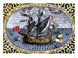 Victoria, One of Magellan's Fleet Which Circumnavigated the Earth, c.1519-1520 Giclee Print