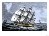 American Frigate Alliance in 1778, Which Carried Lafayette on Two Occasions Giclee Print