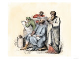 Scribes Using the Stylus and Other Means of Writing in Ancient Times Giclee Print