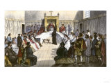Trial for Heresy during the Spanish Inquisition Lámina giclée