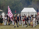 Continental Army Muster Reenactment at Yorktown Battlefield, Virginia Photographic Print