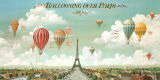 Heißluftballons über Paris Kunstdrucke von Isiah and Benjamin Lane