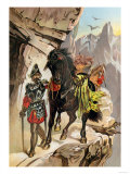 Francisco Pizarro Expedition Ascending the Andes to Conquer the Inca Empire in Peru Giclee Print