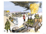Russian Army Camp on the Pruth River during Negotiations with the Turks, 1711, Great Northern War Lámina giclée Russian Army Camp on the Pruth River during Negotiations with the Turks, 1711, Great Northern War Lámina giclée