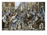 Soldiers of Charles XII Reconquer Malmo, Retaking Skane from the Russians Lámina giclée Soldiers of Charles XII Reconquer Malmo, Retaking Skane from the Russians Lámina giclée