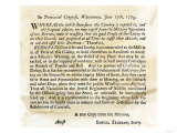 Notice to the Militia to Be Ready to Act at a Minute's Warning, Massachusetts, June 17, 1775 Giclee Print