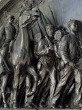 Robert Gould Shaw in Command of Black Troops of the 54th Massachusetts Regiment Photographic Print