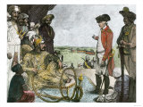 Shah Allum Mogul of Hindostan, Reviewing Troops of the British East India Company, c.1781 Lámina giclée