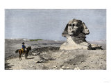 Napoleon and the Sphinx at the Time of the French Invasion of Egypt, c.1798 Reproduction procédé giclée