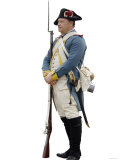 French Soldier at a Reenactment on the Yorktown Battlefield, Virginia Photographic Print