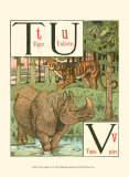 Noah's Alphabet VI Prints by Walter Crane
