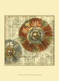 Vintage Rosette IV Poster