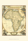Nautical Map of Africa Kunstdrucke