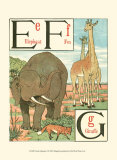 Noah's Alphabet II Affiches par Walter Crane