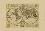 Dewerelt Caart Map Print