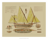 Antique Ship Plan V Láminas Antique Ship Plan V Láminas