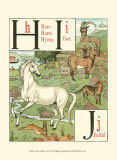 Noah's Alphabet III Affiche par Walter Crane