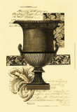 Custom Transitional Sepia Urn I Art