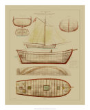 Antique Ship Plan III Posters Antique Ship Plan III Posters