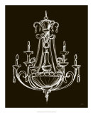 Elegant Chandelier III Prints by Ethan Harper