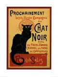 Chat Noir Print van Théophile Alexandre Steinlen Chat Noir Print van Théophile Alexandre Steinlen