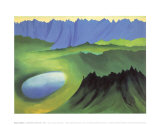 Mountains and Lake Prints by Georgia O'Keeffe