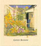 Grandma Battin's Garden Kunstdrucke von Gustave Baumann