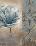 Fleur Bleue II Poster par Vivian Flasch