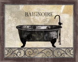 Bath Silhouette I Posters