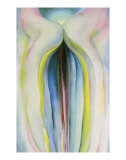 Gray Lines with Black, Blue, and Yellow, c.1925 Affiches par Georgia O'Keeffe