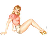 Chica Varga Lámina por Alberto Vargas