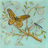 Butterfly Turquoise Láminas por Kate McRostie