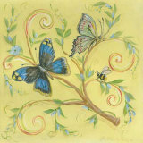 Butterfly Yellow Posters by Kate McRostie
