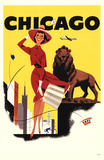 Chicago- Braniff International Airways Masterprint