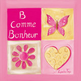 B Comme Bonheur Prints by Lynda Fays