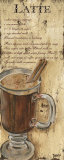 Coffee Recipes: Latte Pôsters por Debbie DeWitt