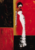 En Rouge et Or I Prints by Johanna 