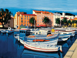 Jean-Claude Quilici - Barques de Pecheurs dans le Port d'Ajaccio Obrazy Jean-Claude Quilici - Barques de Pecheurs dans le Port d'Ajaccio Obrazy