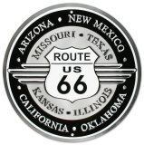 Route 66 Emaille bord