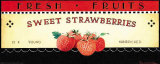 Fresh Fruits: Sweet Strawberries Poster von Ria van de Velden