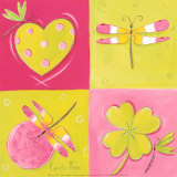 Le Jardin de Libellule I Prints by Lynda Fays