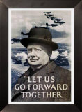 Winston Churchill Affiche