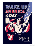 Wake Up America Day Billeder af James Montgomery Flagg