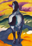 Blue Horse II Affiches par Franz Marc