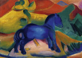 Blue Horses Poster by Franz Marc