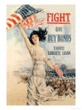 FIGHT! or Buy Bonds: Third Liberty Loan Posters van Howard Chandler Christy FIGHT! or Buy Bonds: Third Liberty Loan Posters van Howard Chandler Christy