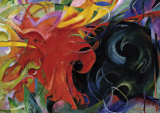 Franz Marc - Fighting Forms Obrazy