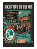 Dancing 'Neath the Irish Moon Print